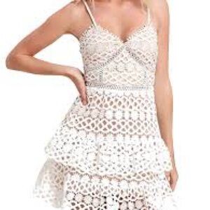 Lulus white dress M